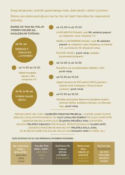 Spominska vožnja, 23. 10. 2021 - program